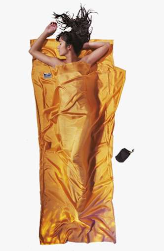 Cocoon TravelSheet Seidenschlafsack Gelb