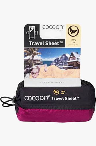 Cocoon TravelSheet sacco a pelo in seta Verde