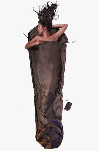 Cocoon MummyLiner sac de couchage en soie Marron