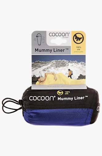 Cocoon MummyLiner sac de couchage en soie Marron