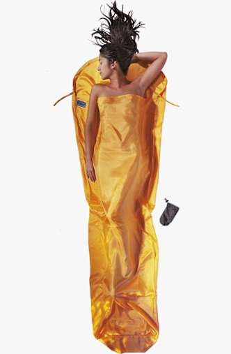 Cocoon MummyLiner sac de couchage en soie Jaune
