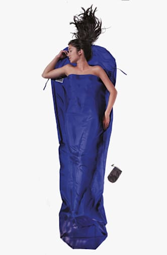 Cocoon MummyLiner sac de couchage en soie Bleu