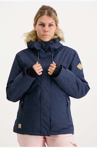 BEACH MOUNTAIN giacca da snowboard donna Blu