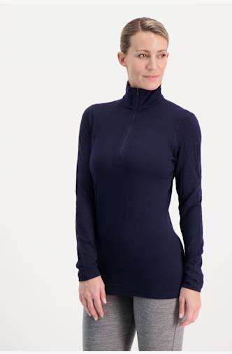 icebreaker Merino 260 Tech Damen Thermo Longsleeve Blau