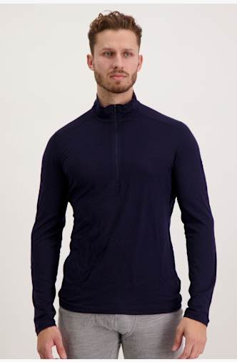icebreaker Men Merino 200 Oasis LS Crewe hommes Bleu