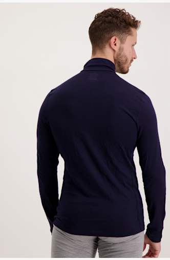 icebreaker Merino 200 Oasis Herren Thermo Longsleeve Blau