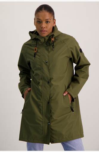 RUKKA Travelcoat manteau imperméable femmes Vert