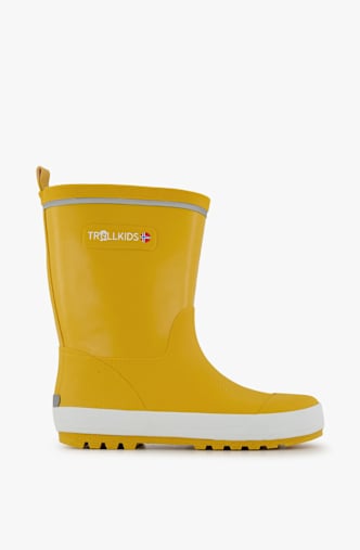 Trollkids Lysefjord Kinder Gummistiefel Gelb