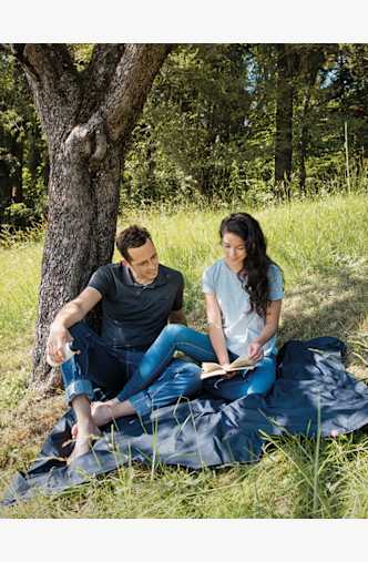 Cocoon Picnic 160 x 120 cm Decke Blau
