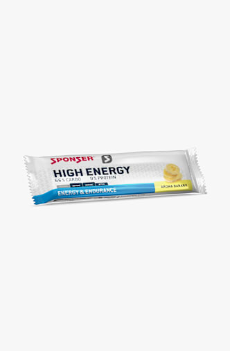 Sponser High Energy Banana 30 x 45 g Sportriegel Grau