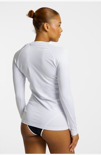 Roxy Whole Hearted 50+ shirt en lycra femmes Blanc
