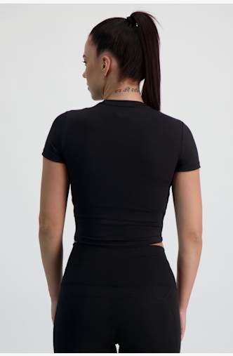 POWERZONE Cropped t-shirt femmes Noir
