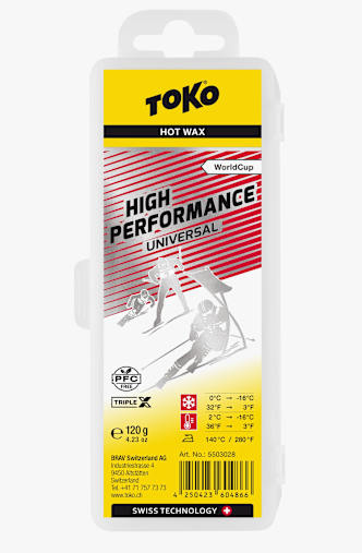 Toko High Performance Hot universal 120 g fart Jaune