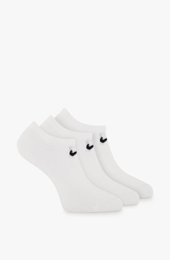 Nike 3-Pack Everyday Lightweight No-Show 35-38 chaussettes Blanc
