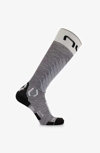 UYN One Merino 41-42 Damen Skisocken Grau