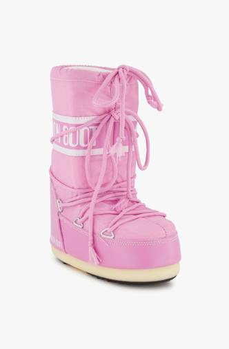 Moon Boot Icon Nylon boot bambini Rosa