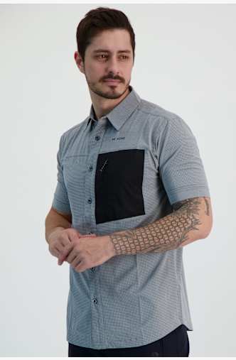 46 NORD chemise de randonnée hommes Bleu