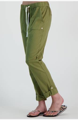 Roxy On The Seashore pantaloni donna Verde