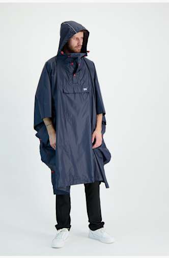MAC IN A SAC poncho antipioggia Blu