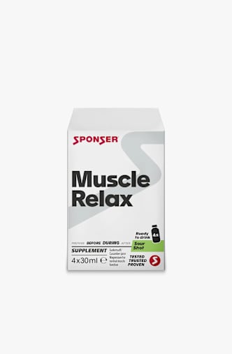 Sponser Muscle Relax Gurke 4 x 30 ml Trinkampullen Weiss