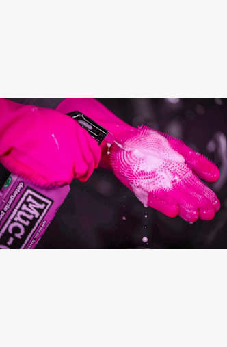 Muc-Off Deep Scrubber gants Pink