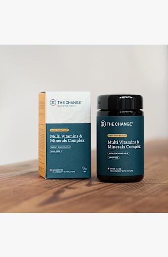 BE THE CHANGE Multi Vitamins & Minerals Complex 60 capsule Bianco