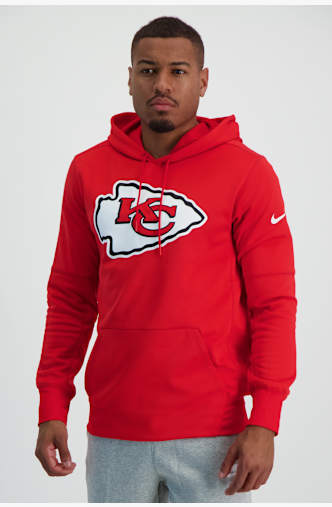 Nike Kansas City Chiefs Logo hoodie uomo Rosso