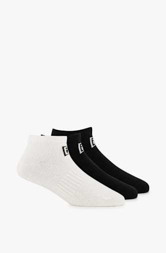 FILA 3-Pack Sneaker 27-38 Kinder Socken Schwarz