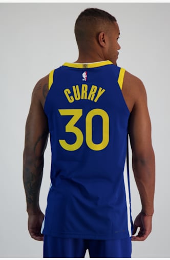 Nike Golden State Warriors Icon Edition Stephen Curry Herren Basketballtrikot Blau