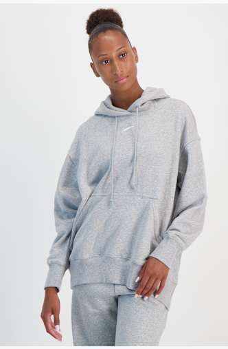 Nike Phoenix Fleece Oversized hoodie femmes Gris