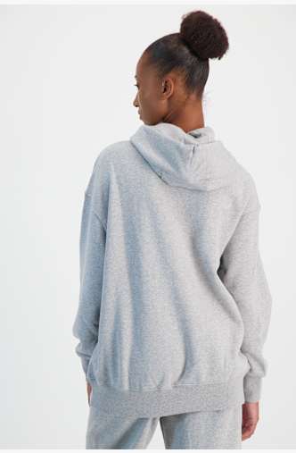 Nike Phoenix Fleece Oversized hoodie femmes Gris