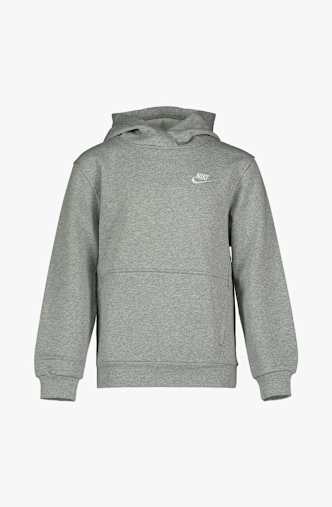 Nike Club Fleece Kinder Hoodie Grau