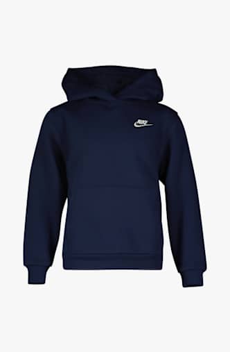 Nike Club Fleece Kinder Hoodie Blau