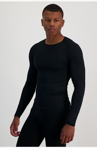 Compressport On/Off Base Layer longsleeve uomo Nero