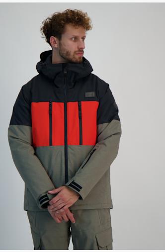 BEACH MOUNTAIN Herren Snowboardjacke Schwarz