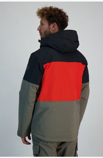 BEACH MOUNTAIN Herren Snowboardjacke Schwarz