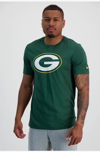 Nike Green Bay Packers Logo Essential Herren T-Shirt Grün