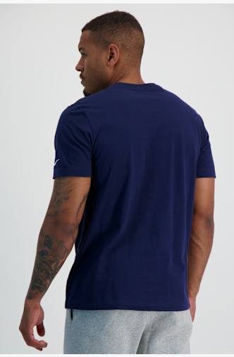 Nike New England Patriots Logo Essential Herren T-Shirt Blau