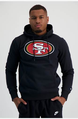 Nike San Francisco 49ers Primary Logo Graphic Herren Hoodie Schwarz