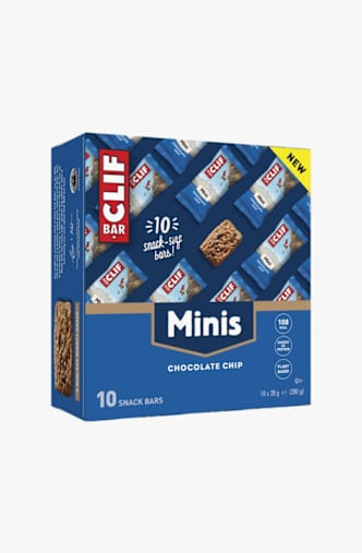 Clif Bar Mini Chocolate Chip 10 x 28 g barretta per lo sport Marrone