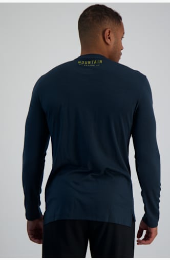 super.natural Skiing Bear longsleeve hommes Bleu