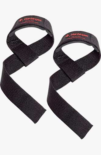 Harbinger Padded Cotton ganci per sollevamento pesi Nero