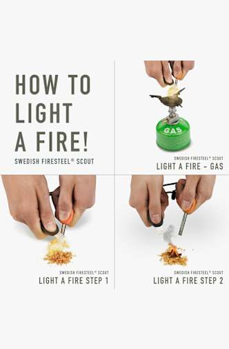 Light my fire FireSteel BIO Scout 2in1 kit accendifuoco Marrone