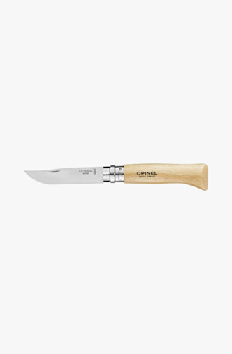 Opinel N°08 Inox Klappmesser Braun