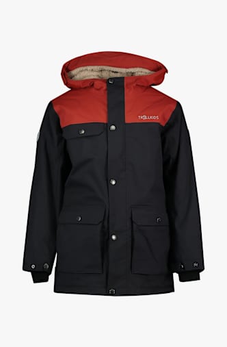 Trollkids Gudvangen giacca outdoor bambini Nero