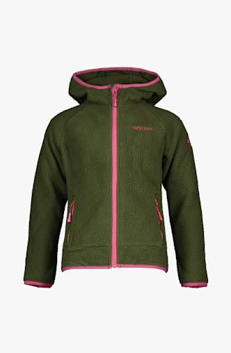 Trollkids Mandal Sherpa midlayer filles Vert