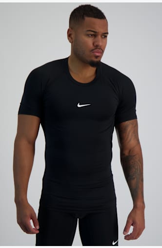 Nike Pro Dri-FIT Herren T-Shirt Schwarz