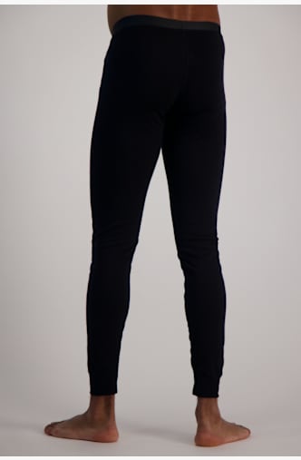 Odlo Natural Merino 200 Warm leggings termici uomo Nero