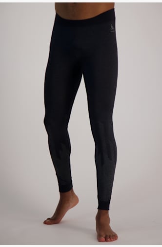 Odlo Kinship Performance Wool 200 Warm Herren Thermohose Schwarz