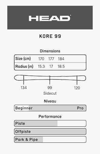 HEAD Kore 99 sci 23/24 Rosso